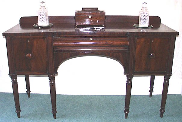 William IV Breakfront Sideboard Circa 1830  in well figured mahogany �1850