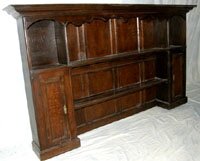Antique Oak Delft Plate Rack