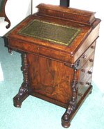 Antique Walnut Davenport